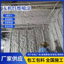 無機纖維噴涂吸音隔音降噪保溫隔熱吸聲保溫施工一體化