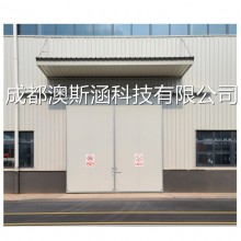 雙扇推拉門 工業平移門 廠房電動推拉門 車間彩鋼板工業推拉門