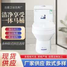 超漩式全包虹吸坐便器家用馬桶工程酒店節水坐廁連體地排馬桶廠家